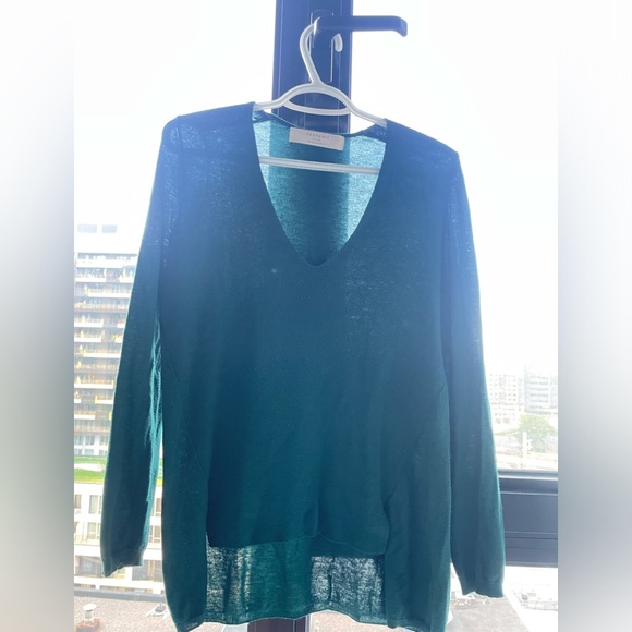 Zara light knitwear sweater - size Medium - Green - Picture 2 of 4
